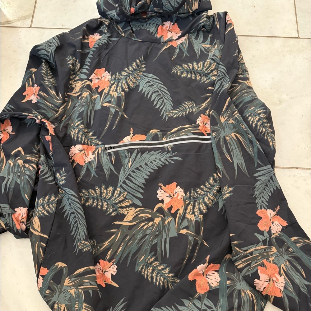 Spiritual Gangster Black Jacket with Floral Design - Picture 2 of 4